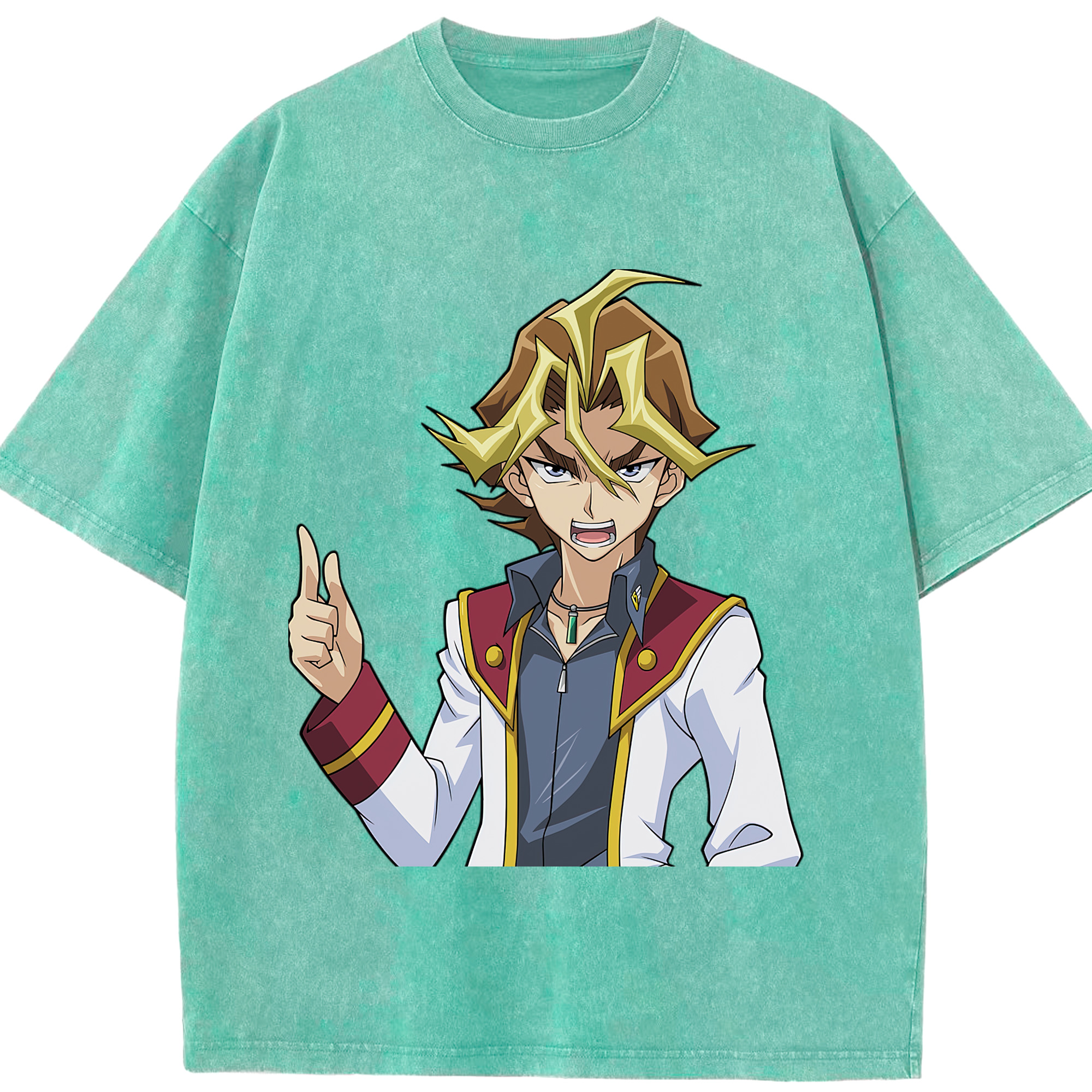（画像用） 遊☆戯☆王 Yu-Gi-Oh! 綿100% ヴィンテージ風 半袖Tシャツ（フロントプリント）